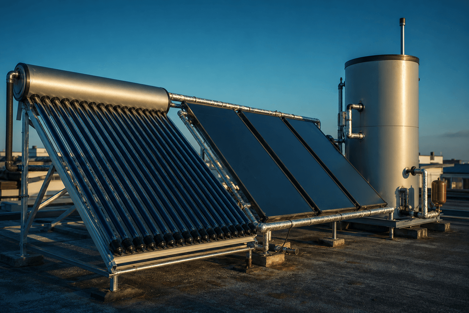 Wie erzeugt man Warmwasser mit Solarenergie? Ratgeber zur Solarthermieanlage