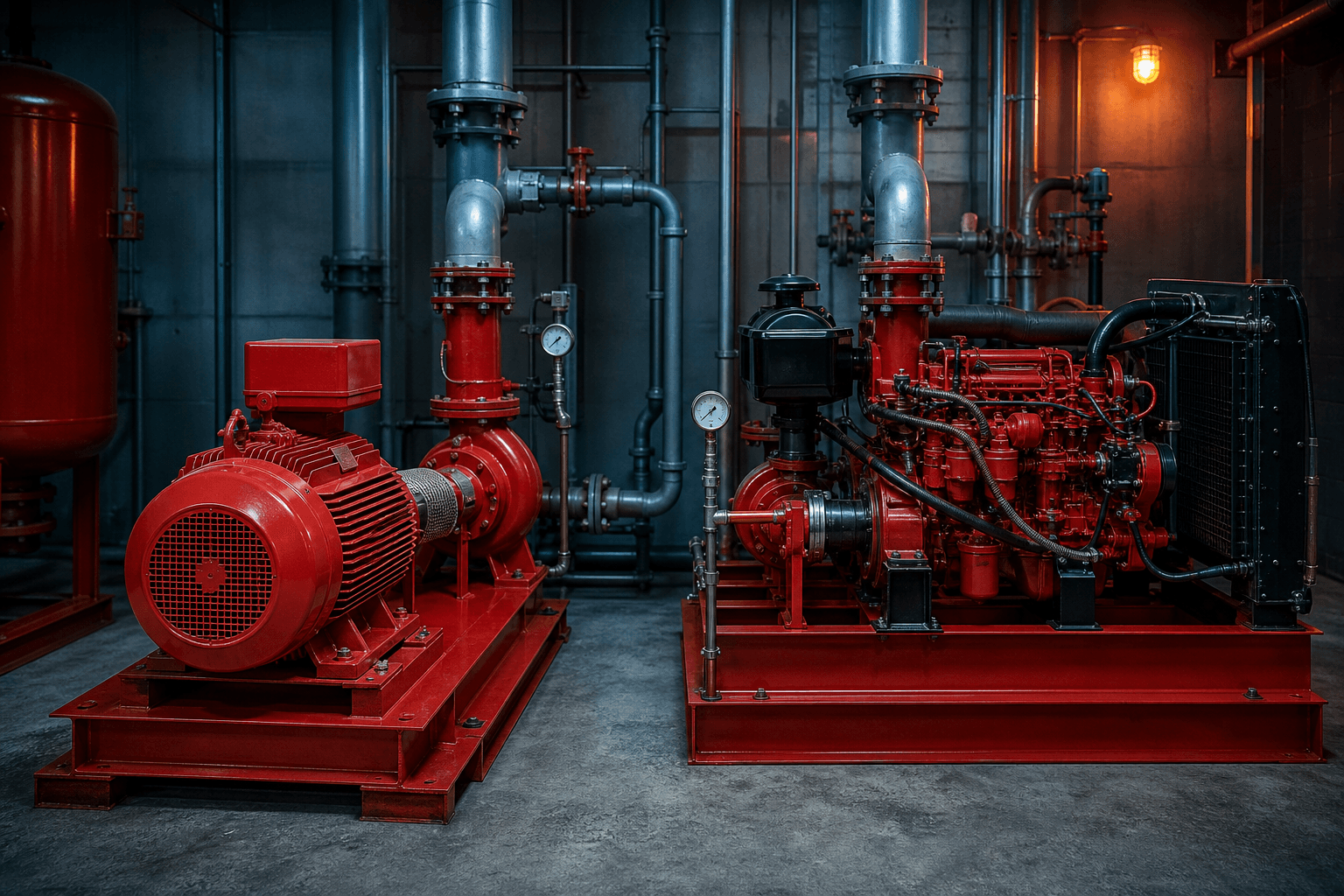 Elektrische oder Diesel-Feuerlöschpumpe? Die Unterschiede im Vergleich