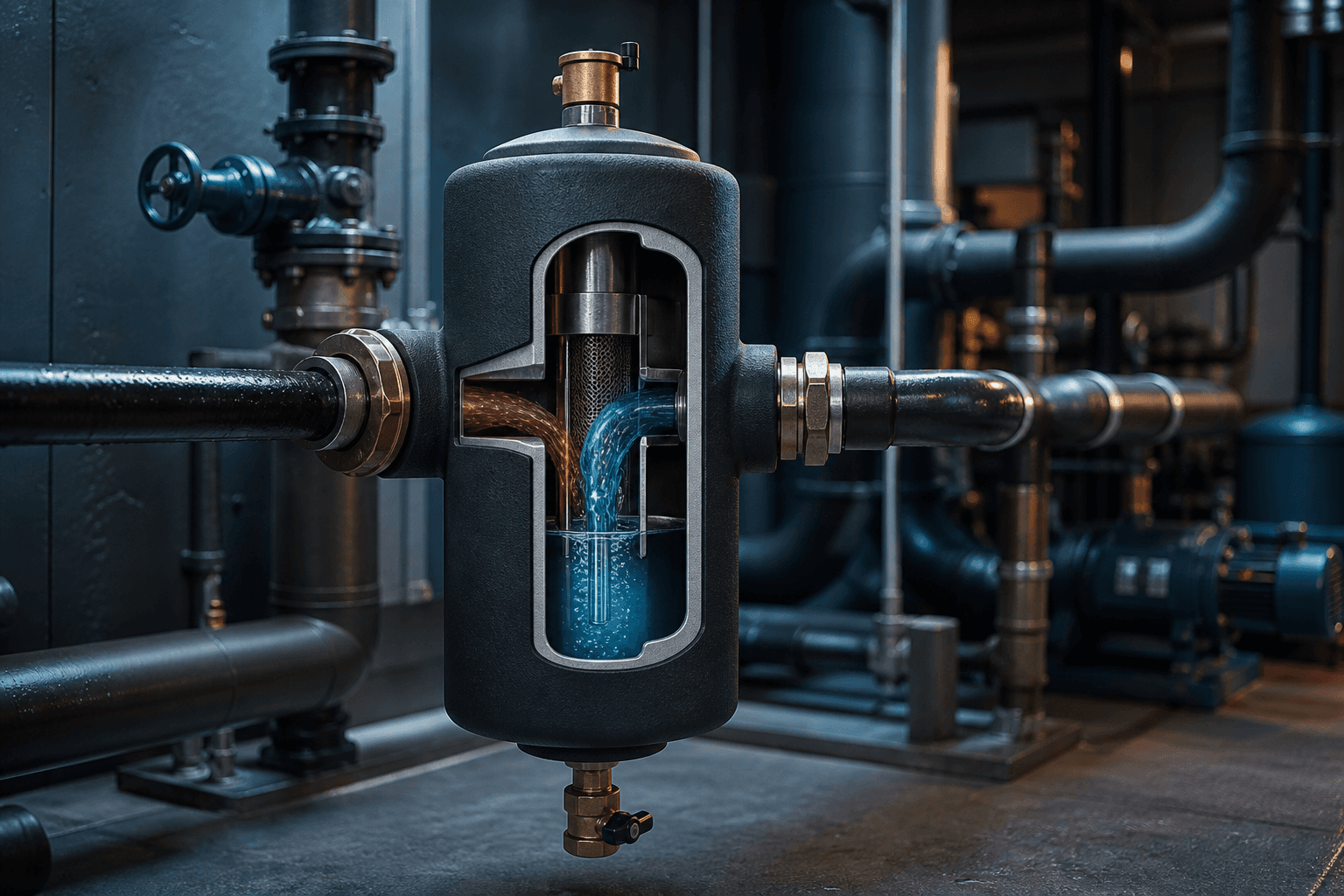 Was ist ein Abscheider? Unterschiede zwischen Luftabscheider, Schlammabscheider und hydraulischer Weiche